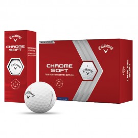 Callaway Chrome Soft Golf Balls Half Dozen with Logo  Callaway Chrome Soft Golf Balls Half Dozen with Logo