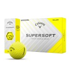 Callaway Supersoft Yellow Golf Balls with Logo