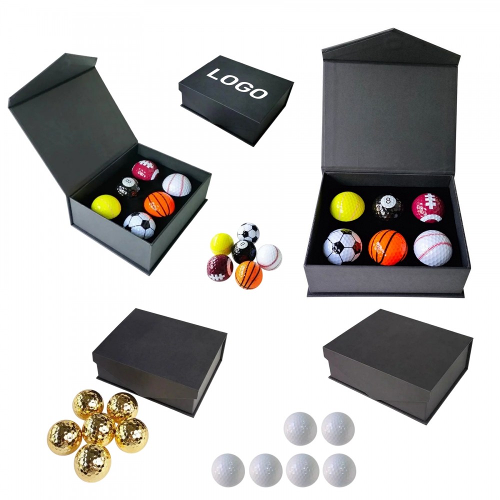 Logo Branded Golf Sports Ball Gift Set Logo Branded Golf Sports Ball Gift Set