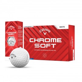 Custom Callaway Chrome Soft Golf Balls - Half Dozen