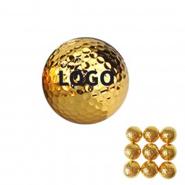 Customized Gold Plated Gift Golf Balls