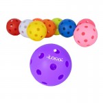 Custom 3-inch 26-hole TPE plastic pickleball MOQ100PCS