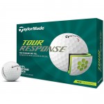 TaylorMade Tour Response Logo Golf Balls - 1 Dozen/1 Pole with Logo
