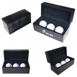 3 Golf Balls Set with Logo