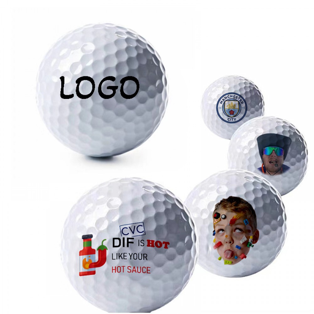 Customized Golf Ball 3 Layers Competition Practice Team LOGO with Logo Customized Golf Ball 3 Layers Competition Practice Team LOGO with Logo