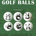 Custom Custom 2 Layer Panda Golf Balls