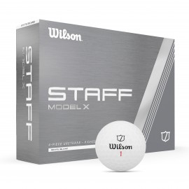 Wilson Staff Model X Logo Golf Balls - 1 Dozen/2 Pole with Logo