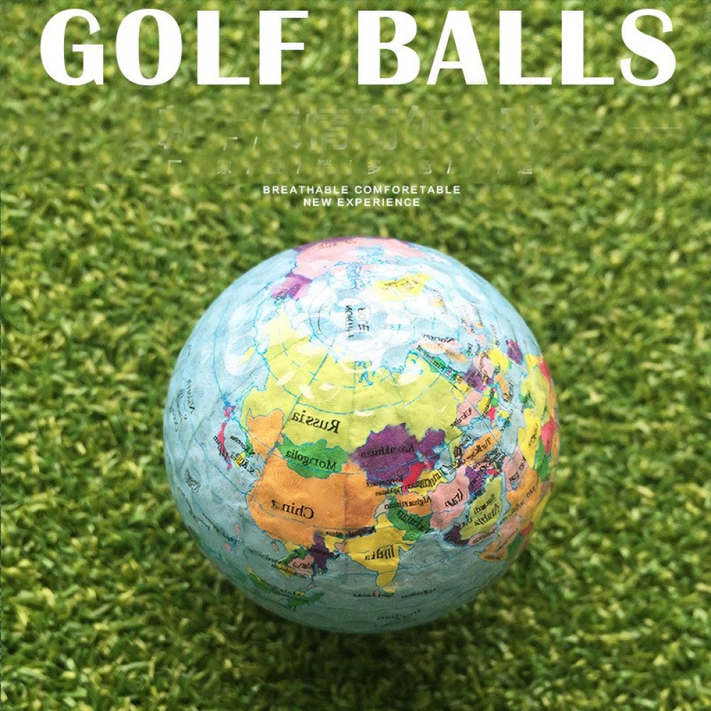 Customized Custom 2 Layer World Earth Globe Golf Balls