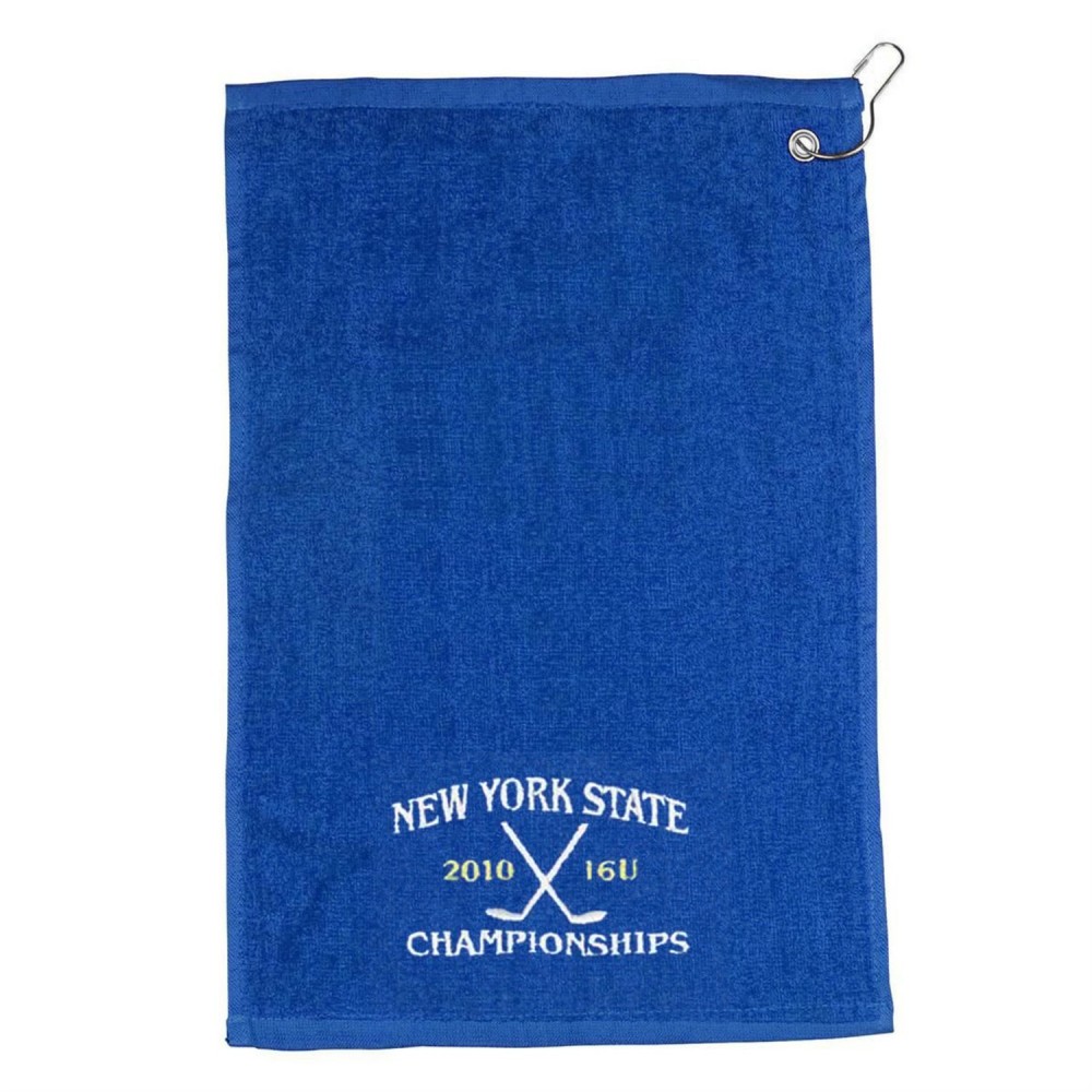 ProEdge 400 GSM Embroidered Golf Towel with Logo ProEdge 400 GSM Embroidered Golf Towel with Logo