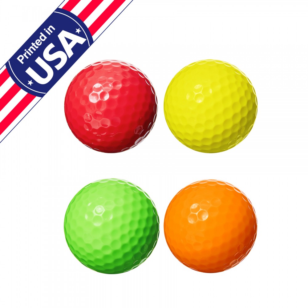 Golf Balls Colored with Logo Golf Balls Colored with Logo