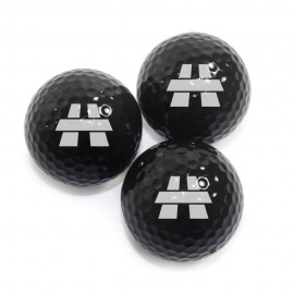 Black Golf Balls with Logo