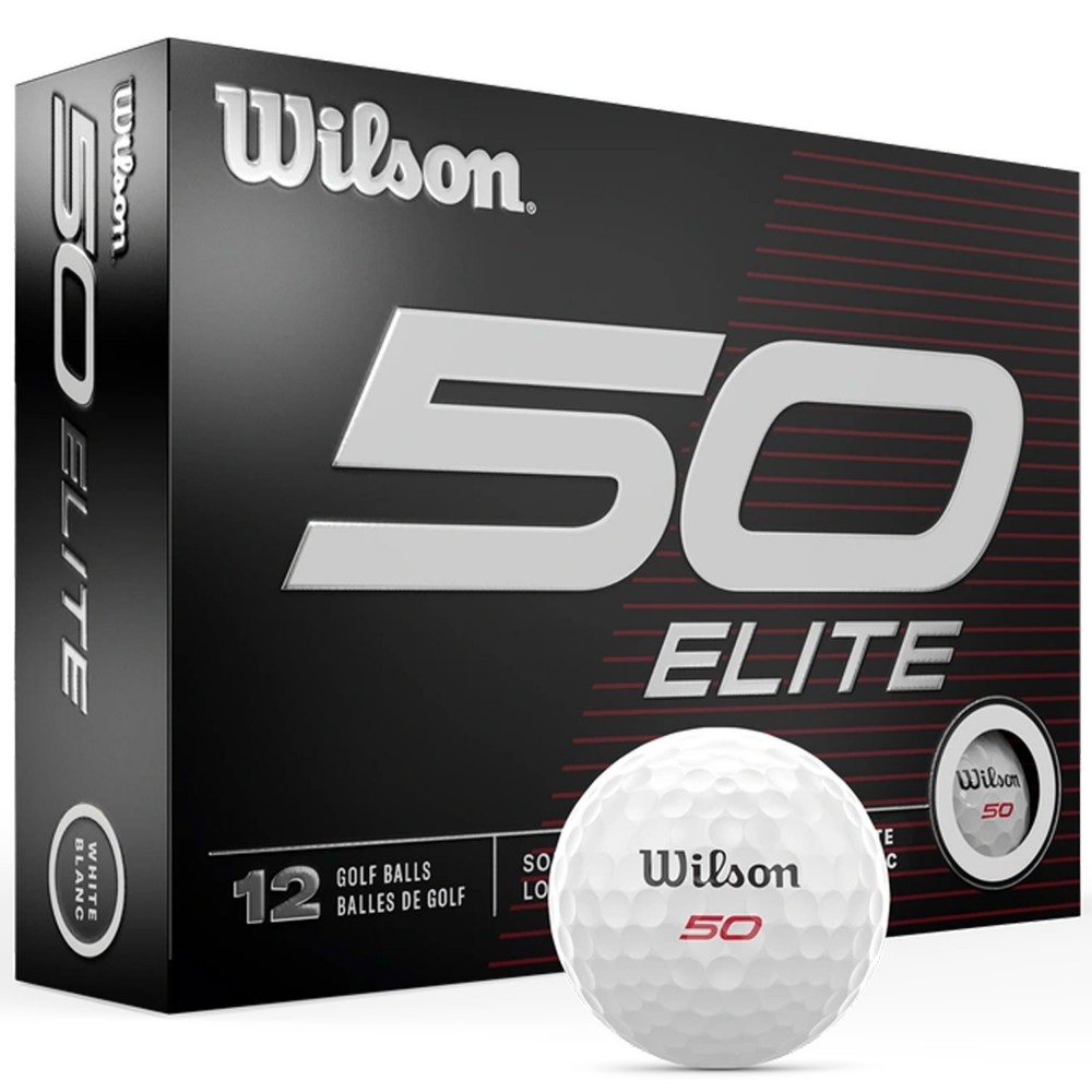 Logo Branded Wilson Fifty Elite Logo Golf Balls - 1 Dozen/1Pole