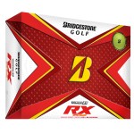 Personalized Bridgestone Yellow Tour B RX Golf Balls (Dozen)