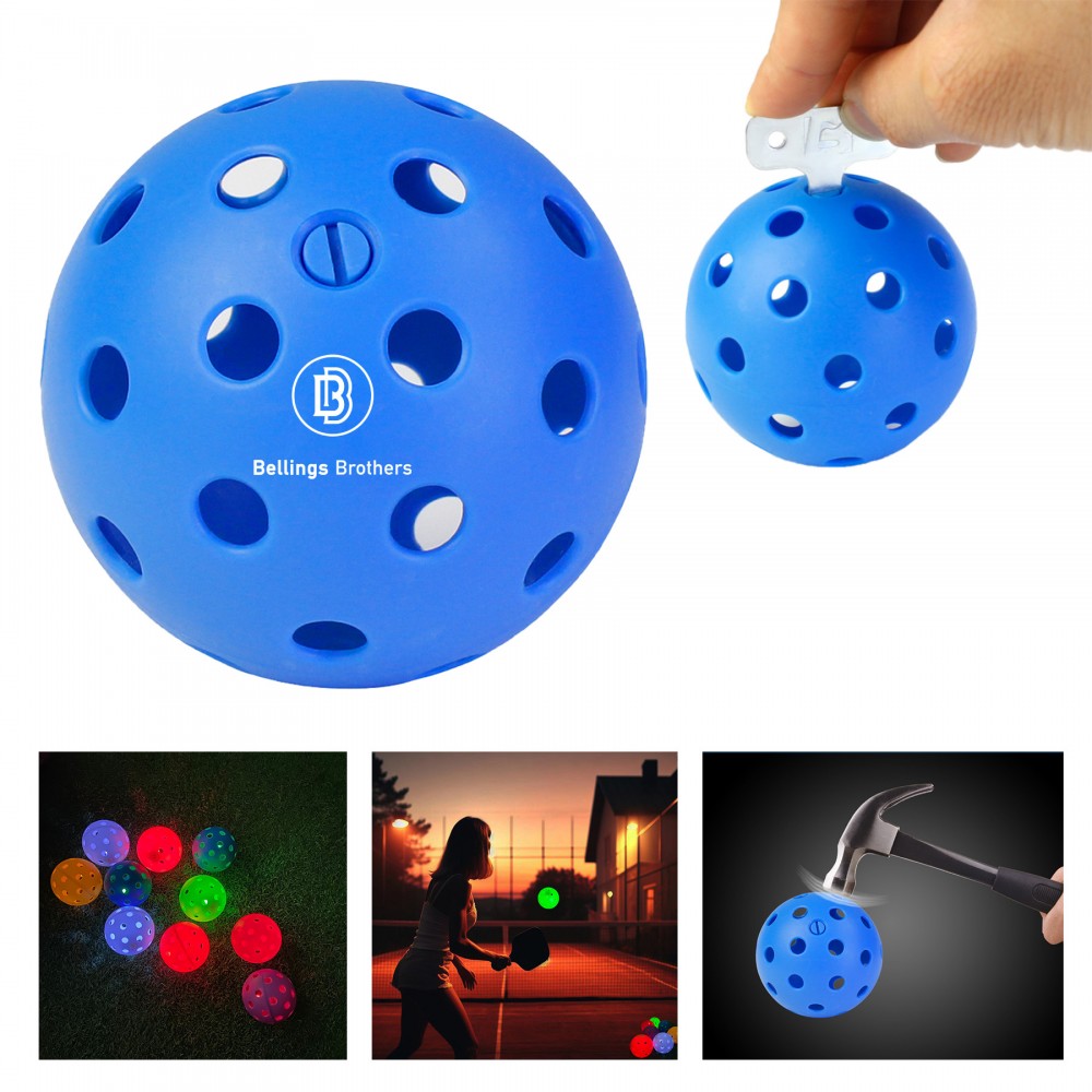 Promotional LED74mm Light-Emitting Pickleball Promotional LED74mm Light-Emitting Pickleball