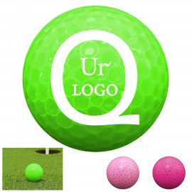 Colored Crystal Golf Ball with Logo
