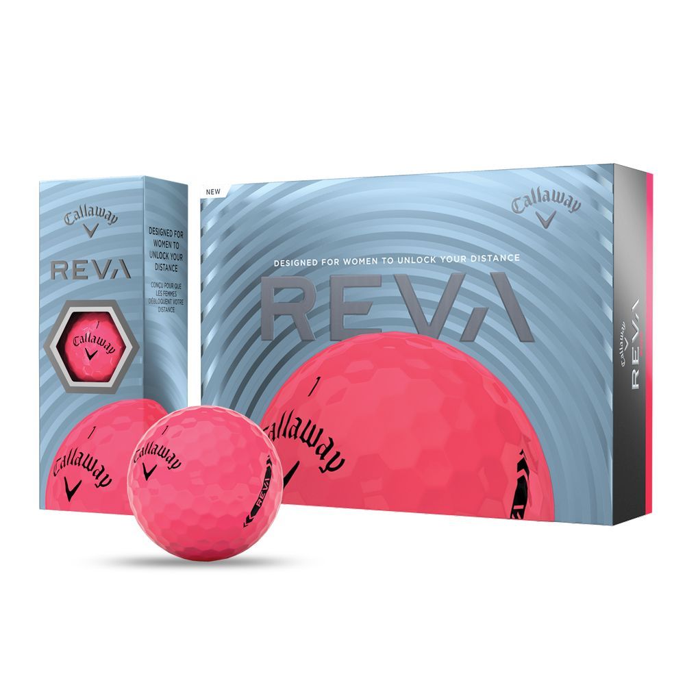 Promotional Callaway Reva Triple Track Pink Golf Balls Promotional Callaway Reva Triple Track Pink Golf Balls