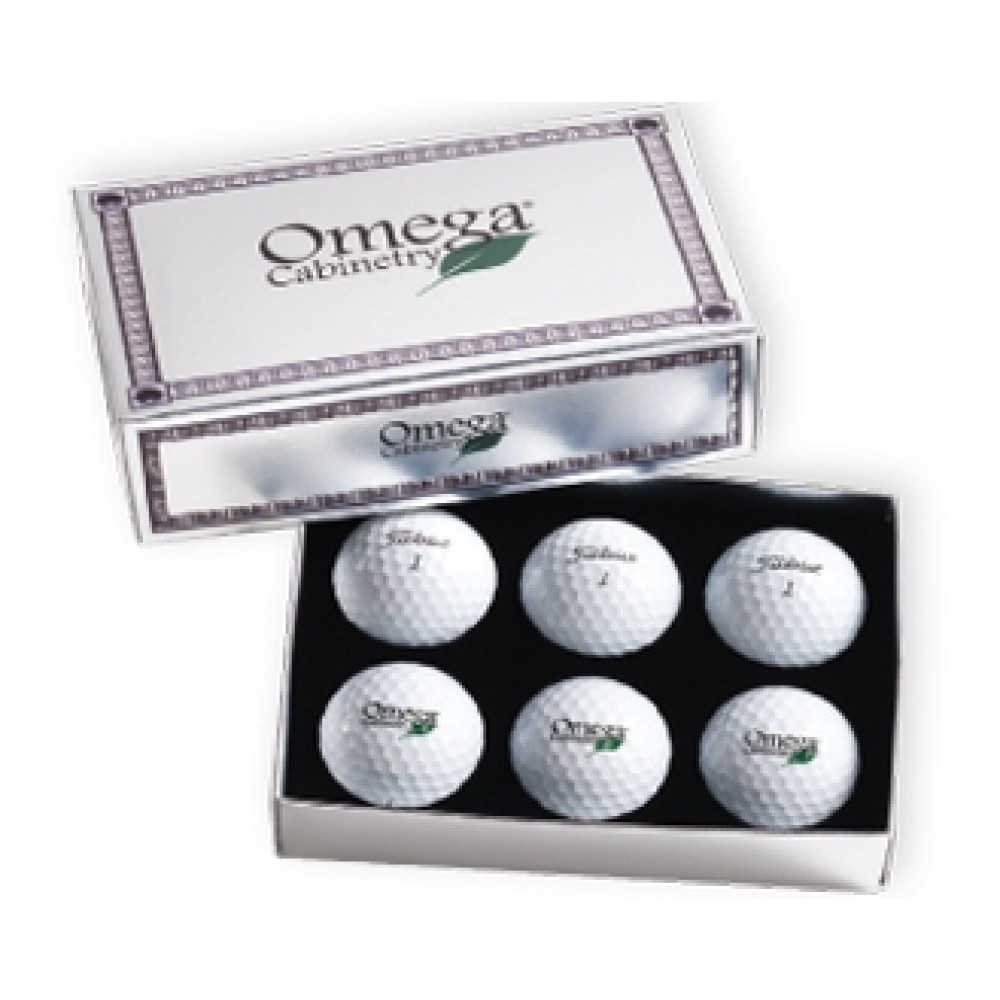 PackEdge® Foil ½ Dozen Yellow Titleist® Tour w/Sleeves Logo Printed PackEdge® Foil ½ Dozen Yellow Titleist® Tour w/Sleeves Logo Printed