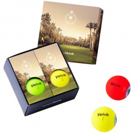 Volvik 4 Ball Box with Logo  Volvik 4 Ball Box with Logo