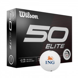 Logo Branded Wilson 50 Elite Golf Balls