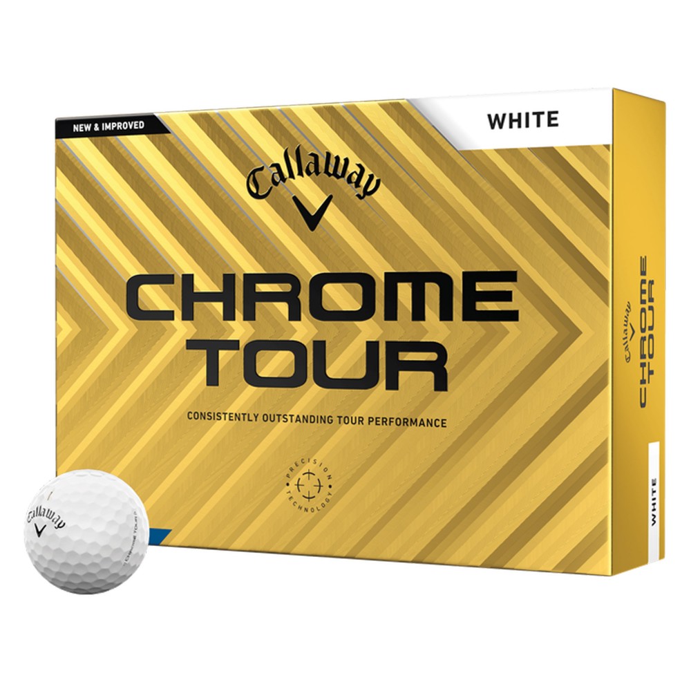 Logo Branded Callaway Chrome Tour Logo Golf Balls - 1 Dozen/2 Pole Logo Branded Callaway Chrome Tour Logo Golf Balls - 1 Dozen/2 Pole