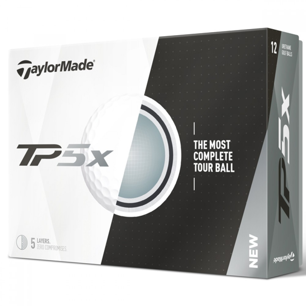 TaylorMade NEW TP5X Golf Balls with Logo