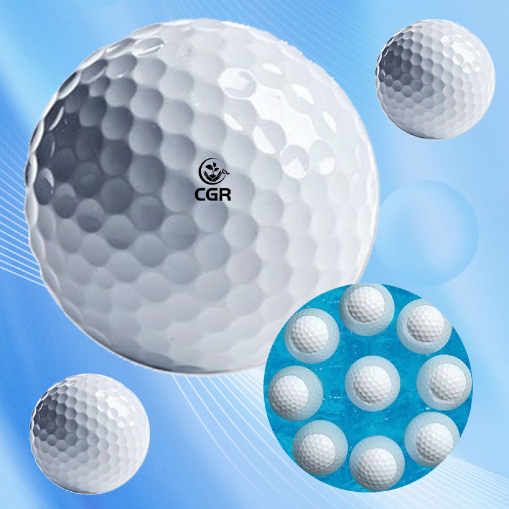 Buoyant Golf Projectiles with Logo