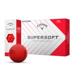 Callaway Supersoft Red Golf Balls with Logo