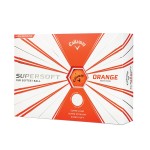 Logo Printed Callaway Supersoft Matte Orange Golf Balls (Dozen)