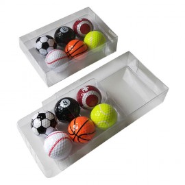 6 Pack Sport Themed Golf Balls with Logo  6 Pack Sport Themed Golf Balls with Logo