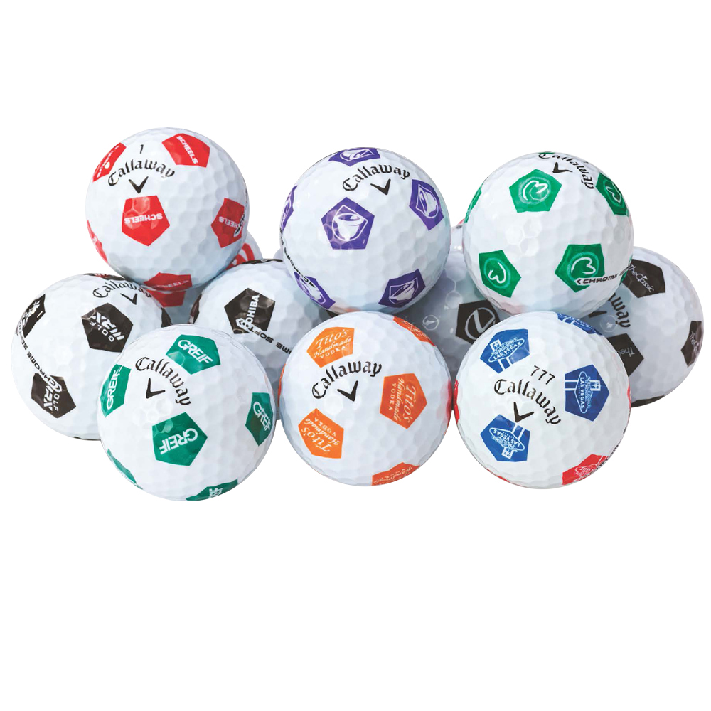Custom Callaway Chrome Soft Truvis Golf Balls - One Color Custom Callaway Chrome Soft Truvis Golf Balls - One Color