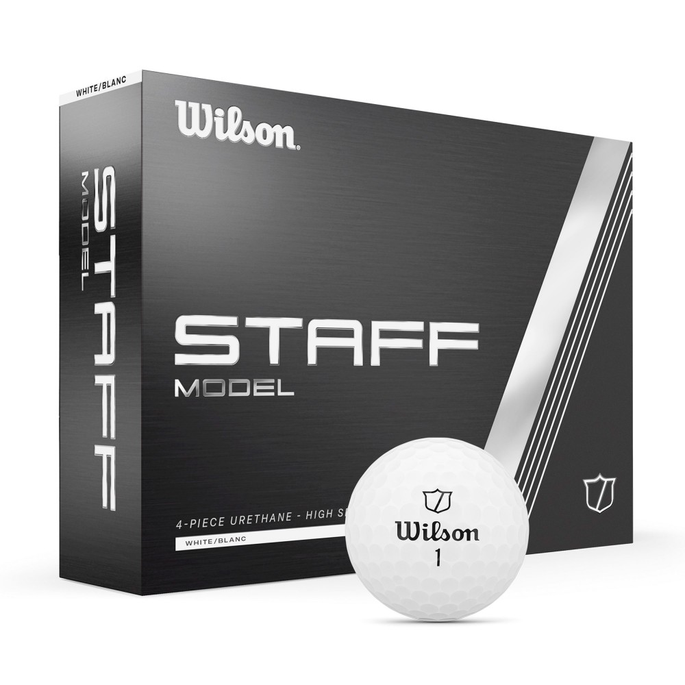 Logo Branded Wilson Staff Model Logo Golf Balls - 1 Dozen/2 Pole Logo Branded Wilson Staff Model Logo Golf Balls - 1 Dozen/2 Pole