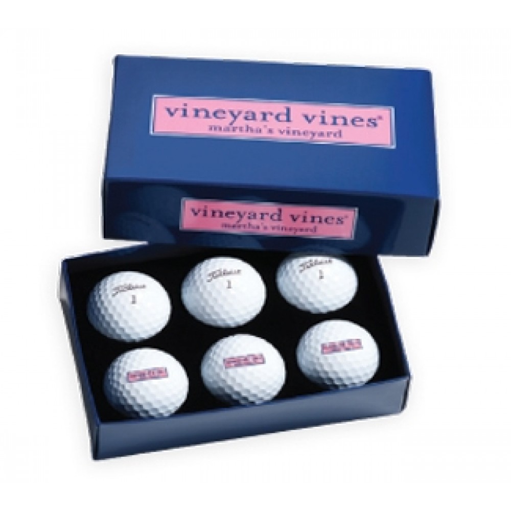 PackEdge® ½ Dozen Titleist® DT TruSoft™ Golf Balls Custom Box w/ Foam Custom Branded PackEdge® ½ Dozen Titleist® DT TruSoft™ Golf Balls Custom Box w/ Foam Custom Branded