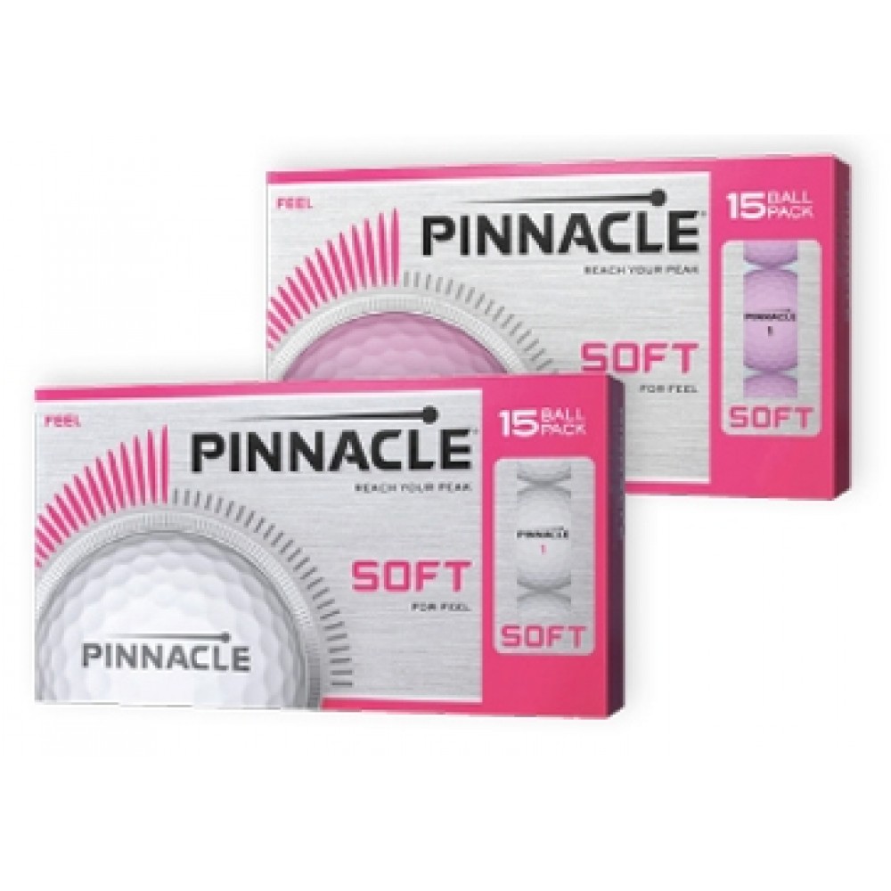Custom Branded Pinnacle Soft Pink Golf Balls Custom Branded Pinnacle Soft Pink Golf Balls