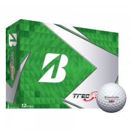 Bridgestone Precept Treo Soft White Golf Balls (Dozen) with Logo