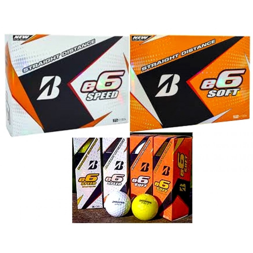 Bridgestone E6 Speed/E6 Soft 2017 Golf Balls Custom Branded Bridgestone E6 Speed/E6 Soft 2017 Golf Balls Custom Branded