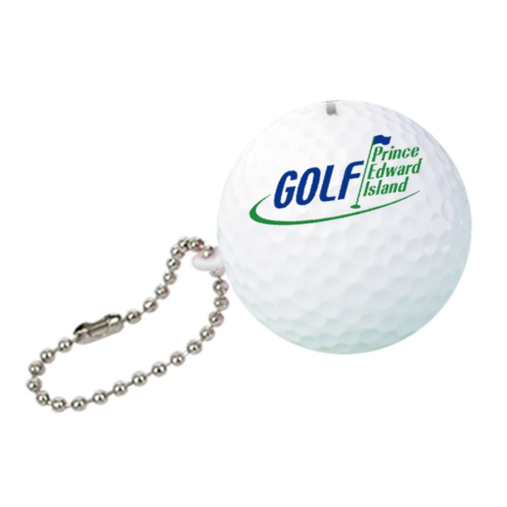 Custom Imprinted Golf Sports Ball Projection Key Chain - Color Projection Image Custom Imprinted Golf Sports Ball Projection Key Chain - Color Projection Image