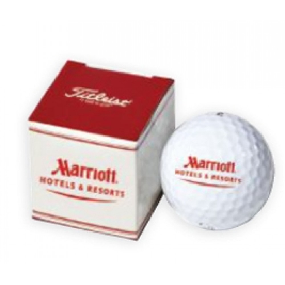 Custom Imprinted PackEdge 1-Ball Box w/Titleist Tour Soft White Golf Ball Custom Imprinted PackEdge 1-Ball Box w/Titleist Tour Soft White Golf Ball