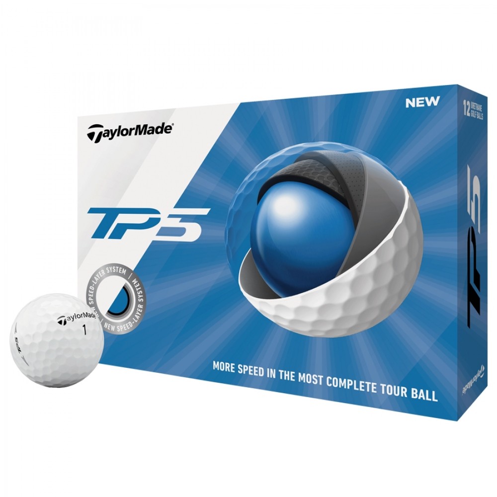 TaylorMade TP5 Golf Balls (Dozen) with Logo