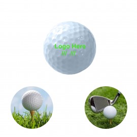 Promotional 2 Layer White Golf Practice Ball