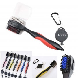 Multi Functional Double-Sided Golf Brush with Logo