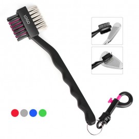 Personalized 2 Sides Golf Club Brush and Groove Cleaner