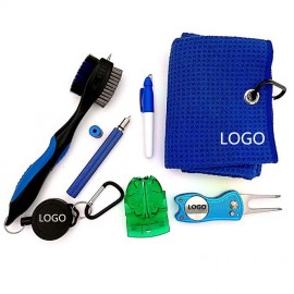6 in 1 Golf Club Cleaning Tools Kit with Logo