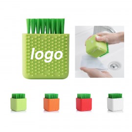 Logo Branded Silicone Laundry Brush