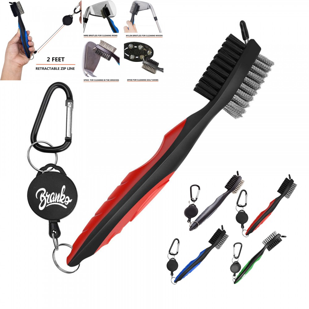 Golf Club Groove Cleaner Brush with Logo