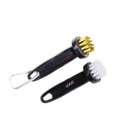 Promotional Round Golf Club Brush