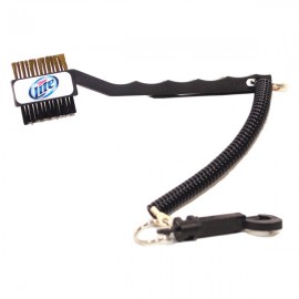 Dual Sided Club Brush with Logo  Dual Sided Club Brush with Logo