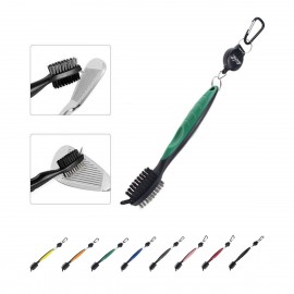 Custom Golf Cleaning Brush with Retractable Keychain  Custom Golf Cleaning Brush with Retractable Keychain