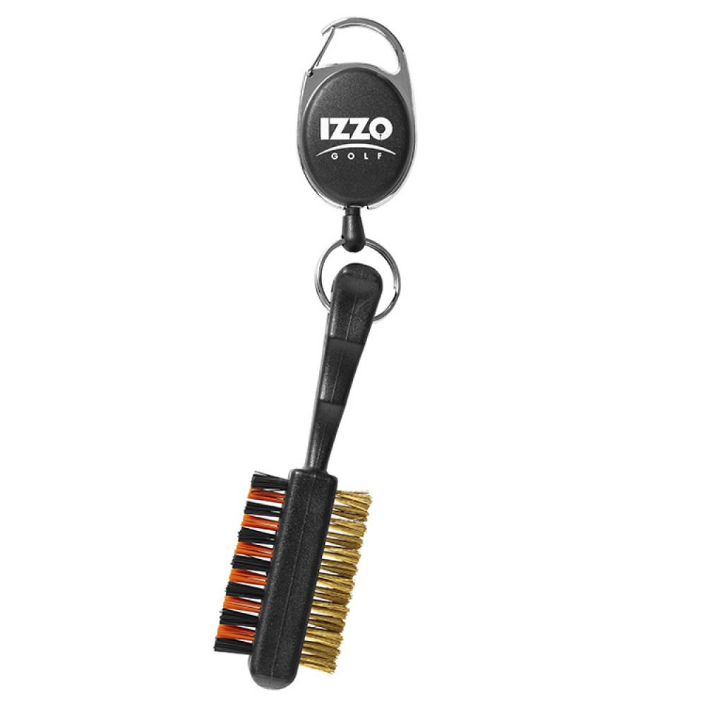 IZZO Dual-Sided Club Brush with Logo