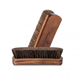 Personalized 6.7" Horsehair Shoe Shine Brushes