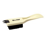 Plastic Valet Shoe Brush w/ Shoe Horn with Logo
